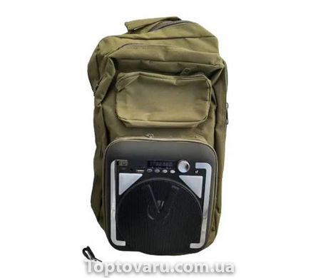 Рюкзак туристичний Outdoor Backpack Speaker Зелений 9223 фото