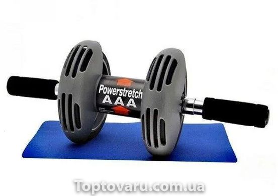 Колесо ролик для пресса гимнастический Power Stretch Roller 2115 фото