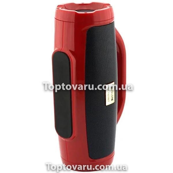 Беспроводная портативная колонка Bluetooth RED RX-1829 Golon Красная 7641 фото