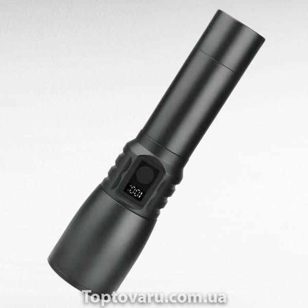 Фонарик ручной аккумуляторный BL CB X86 Черный 36083 фото