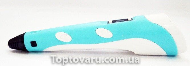 3D ручка H0220 з дисплеєм блакитна 595 фото
