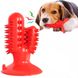 Іграшка для собак Bronzedog PetFun Dental кактус на присосці Червоний 10006 фото 1