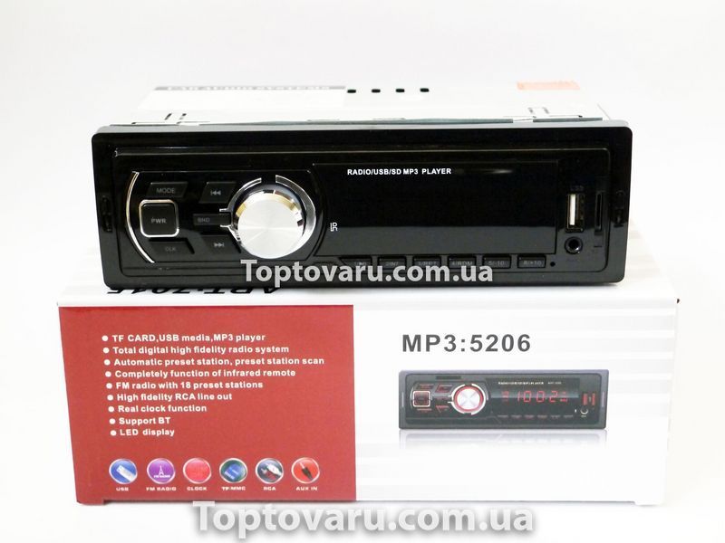 Автомагнитола MP3 5206 ISO 5685 фото