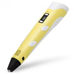 3D ручка H0220 з дисплеєм жовта 596 фото