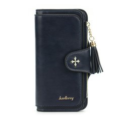 Жіночий гаманець для грошей Baellerry N2341 Темно-синій 6032 фото