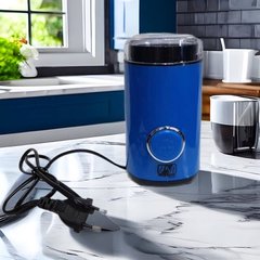 Кофемолка измельчитель электрическая Promotec PM-596 200W Синяя 10733 фото