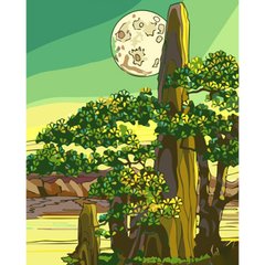 Картина по номерам Strateg ПРЕМИУМ Фантастическое дерево размером 40х50 см (GS737) GS737-00002 фото