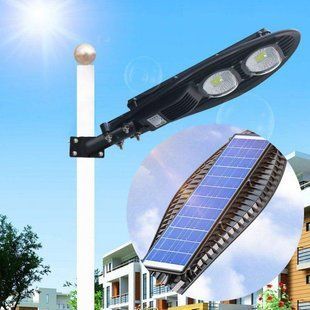 Вуличний ліхтар на сонячній батареї street light 180W COB With Remote 6262 фото