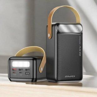 Power Bank 60000mAh (9600mAh) UKC C08 Чорний 21693 фото