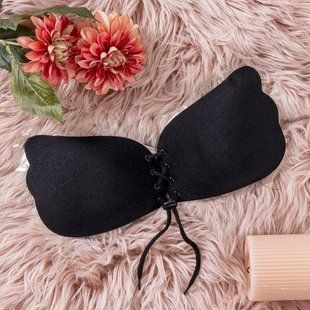 Невидимый бюстгальтер на клейкой основе Fly Bra Черный чашка B 19487 фото