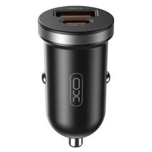Автомобильное зарядное устройство для гаджетов и смартфонов XO CC56 mini car charger A+C single port 30W/simultaneous 5V3A with 30292 фото