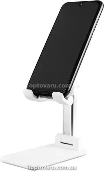 Подставка под телефон Folding Desktop Phone Stand 075 Белая 10925 фото
