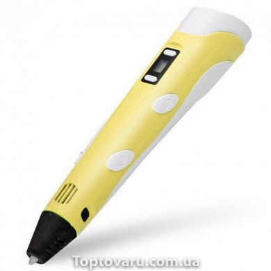 3D ручка H0220 с дисплеем желтая 596 фото