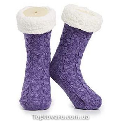 Шкарпетки антиковзні Huggle Slipper Socks Фіолетові 6976 фото