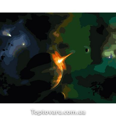 Картина за номерами Strateg ПРЕМІУМ Спалах у всесвіті розміром 40х50 см (GS364) GS364-00002 фото