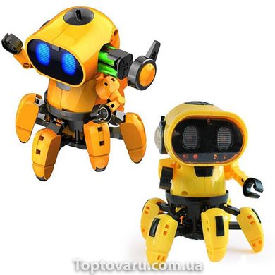 Умный интерактивный робот-конструктор HG-715 Желтый 1633 фото
