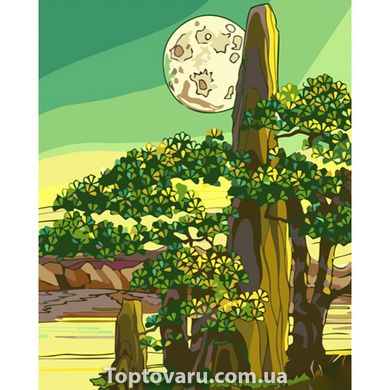 Картина за номерами Strateg ПРЕМІУМ Фантастичне дерево розміром 40х50 см (GS737) GS737-00002 фото