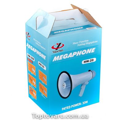 Гучномовець (рупор) Мегафон MEGAFONE HW-20B 5045 фото
