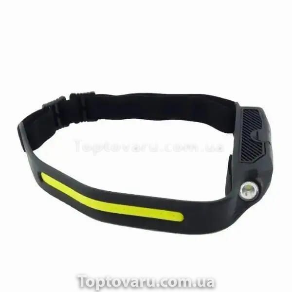 Ліхтарик налобний BAILONG BL-G28 XPE+COB USB 9564 фото