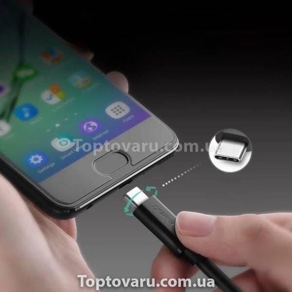 Кабель Vention USB 2.0 Type-C Male to Type-C Male 3A Cable 1M Black PVC Type 22497 фото