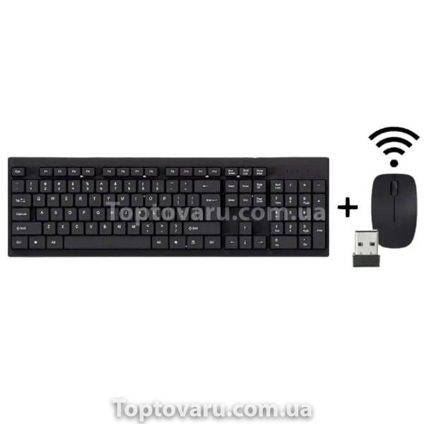 Набор беспроводной клавиатуры и мыши KEYBOARD KB-C019 Черный 19189 фото