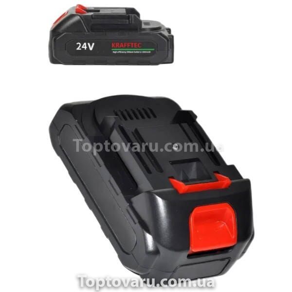 Акумуляторна батарея знімна KRAFFTEC 24V 1500mAh Чорна 23066 фото