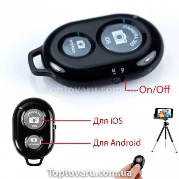 Універсальний Bluetooth пульт для селфі RC-100 Black 10534 фото