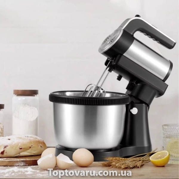 Міксер з чашею Hoffmans HM-6631 4.5L 1600W Чорний 38086 фото