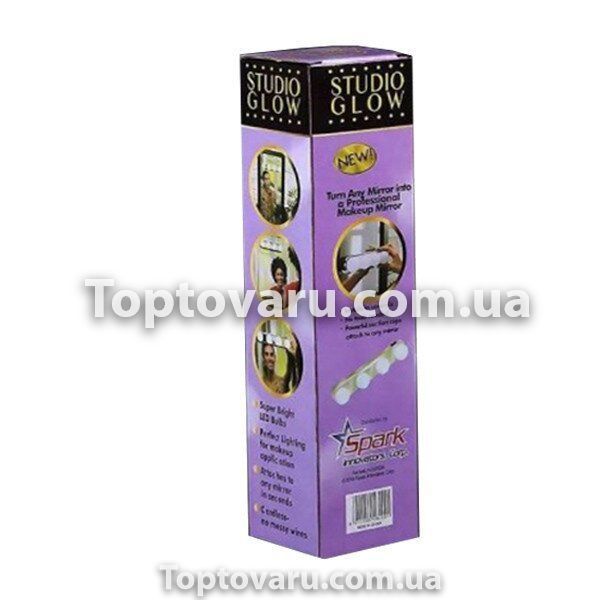 Бездротова LED лампа з присосками для дзеркала Studio Glow Білий 2593 фото