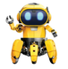 Розумний інтерактивний робот-конструктор HG-715 Жовтий 1633 фото 3