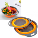 Складна силіконовий дуршор для миття овочів і фруктів JM-608-1 Оранжевий 8765 фото 1