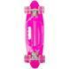 Скейт Пенніборд з колесами, що світяться, і ручкою Єдиноріг Penny Board Aspink Рожевий 35610 фото 6
