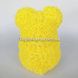 Мишко з серцем 3D троянд Teddy Rose 40 см Жовтий 7785 фото 2