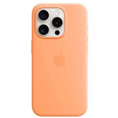 Чохол для смартфона Silicone Full Case AAA MagSafe IC для iPhone 15 Pro Max Orange 18832 фото