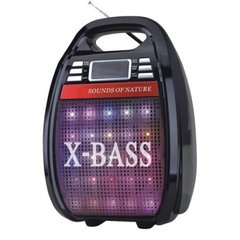 Беспроводная Bluetooth колонка со цветомузыкой и микрофоном X-BASS Golon RX-2900BT 6143 фото