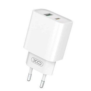 Сетевое зарядное устройство блок питания XO CE02A PD20W+QC18W fast charging Белое 30409 фото