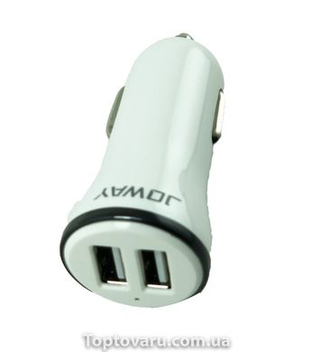 Автомобильное зарядное устройство USB в прикуриватель Joway Белое NEW фото