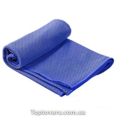 Охолоджуючий рушник LiveUp COOLING TOWEL Темно-синє 2116 фото