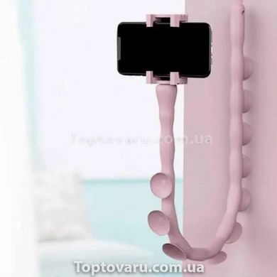 Держатель для телефона в виде гусеницы Cute Worm Lazy Phone Holder Розовый 11061 фото