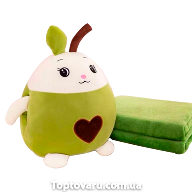 Іграшка-плед подушка муфта Авокадо 35 см 8492 фото