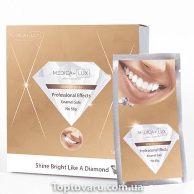 Відбілюючі смужки для зубів Medica+ 3DWhite Strips 51002 18392 фото