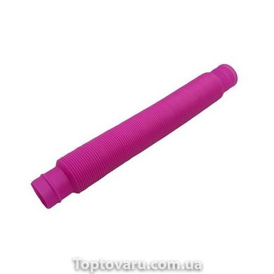 Развивающая детская игрушка антистресс Pop Tube 20 см Розовая 15305 фото