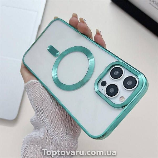 Чохол MagSafe Magnetic Stand iPhone 15 Pro Max Зелений 34716 фото