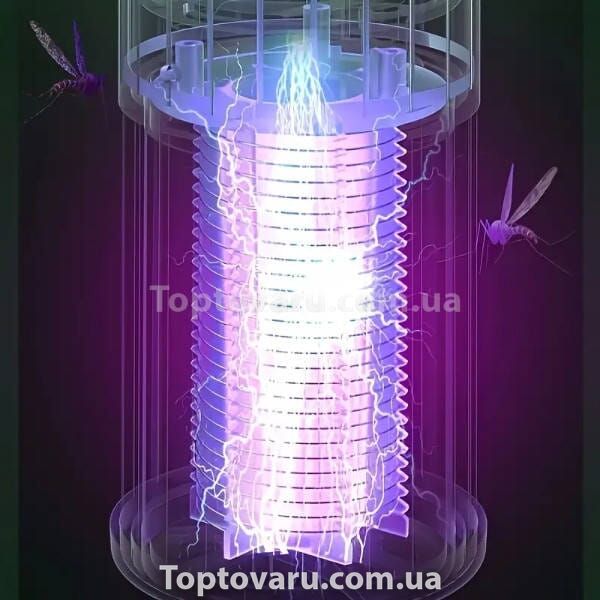 Лампа відлякувач від комарів та комах з USB Camping Mosquito Lamp Біла 20013 фото