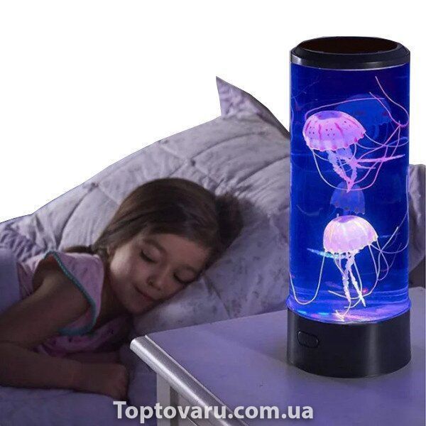 Лампа-ночник со светодиодными медузами LED Jellyfish Mood Lamp 2594 фото