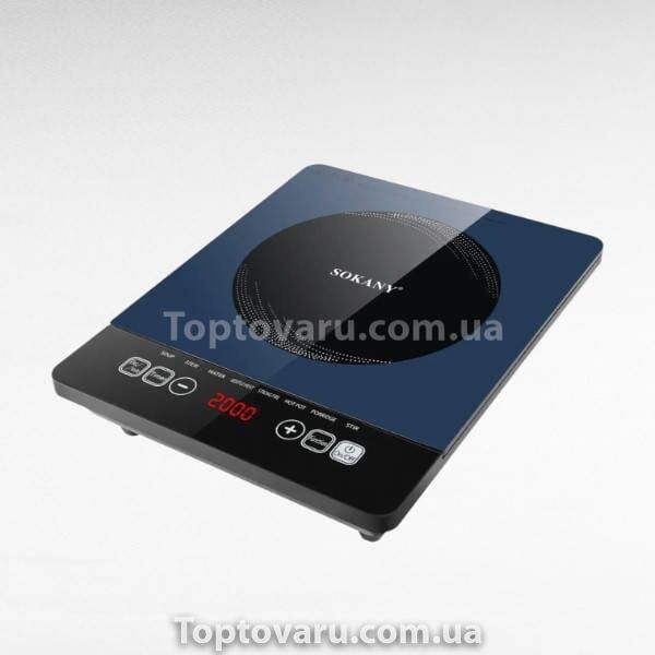 Плита индукционная 2200Вт Sokany SK-07048 Черная 31381 фото