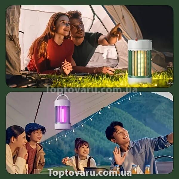 Лампа отпугиватель от комаров и насекомых с USB Camping Mosquito Lamp Белая 20013 фото