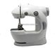 Швейна машинка портативна Mini Sewing Machine FHSM 201 з адаптером сіра + подарок 1221 фото 3