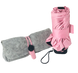 Міні-парасоля кишенькова в футлярі Рожева 962 фото 5
