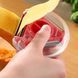 Универсальная овощерезка трехсторонняя для нарезки соломкой Rotary multifunctional peeler Красная 20469 фото 5